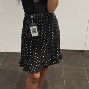 Polkadot Midi work skirt